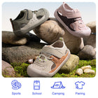 EBMINI TREK beige green and pink colorblock sandals