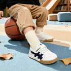EBMINI TWIN toddler sneakers with a roomy toe shape