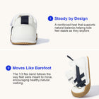 EBMINI TWIN casual retro sneakers for daycare and daily wear