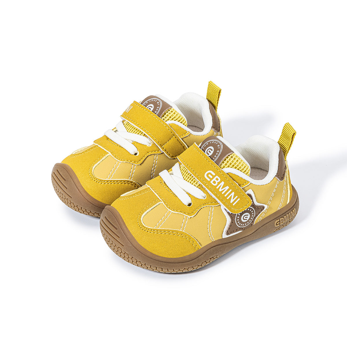EBMINI TWINKLE wide toe star toddler sneakers easy closure detail