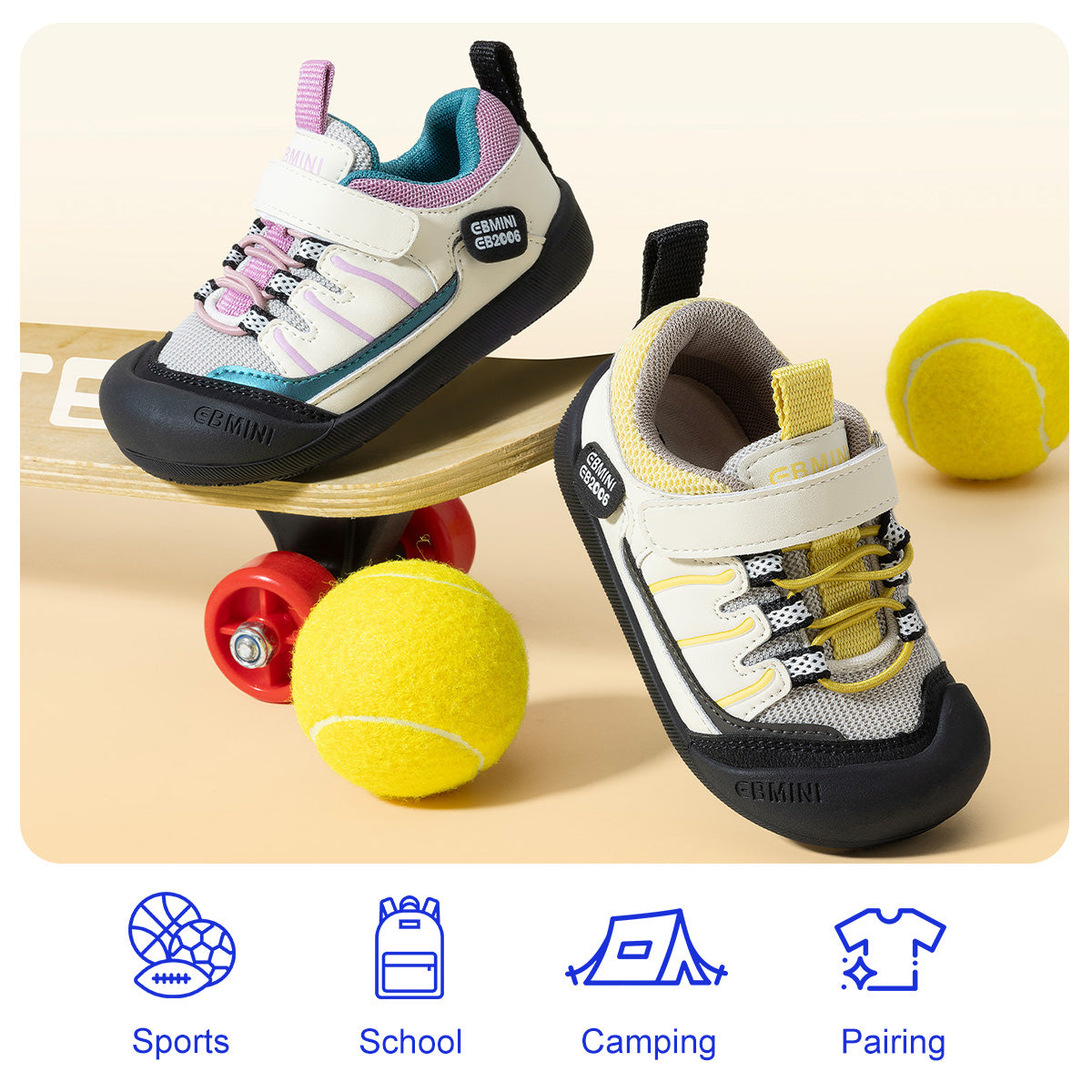 EBMINI VANGUARD pink yellow colors