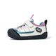 EBMINI VANGUARD kids sneakers with a wide toe box shown from the front