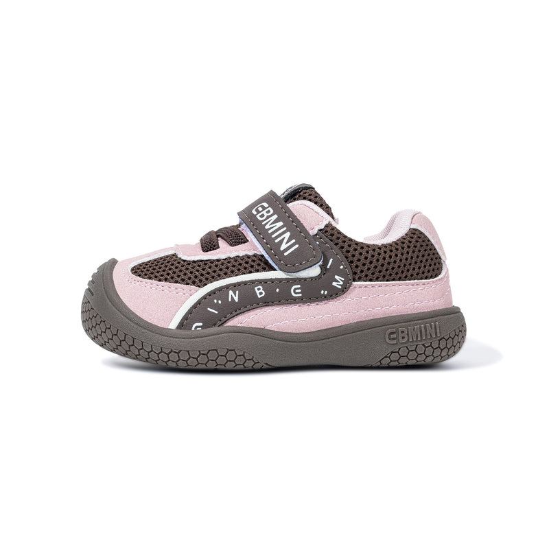 EBMINI VARSITY wide-fit toddler sneakers shown from the side