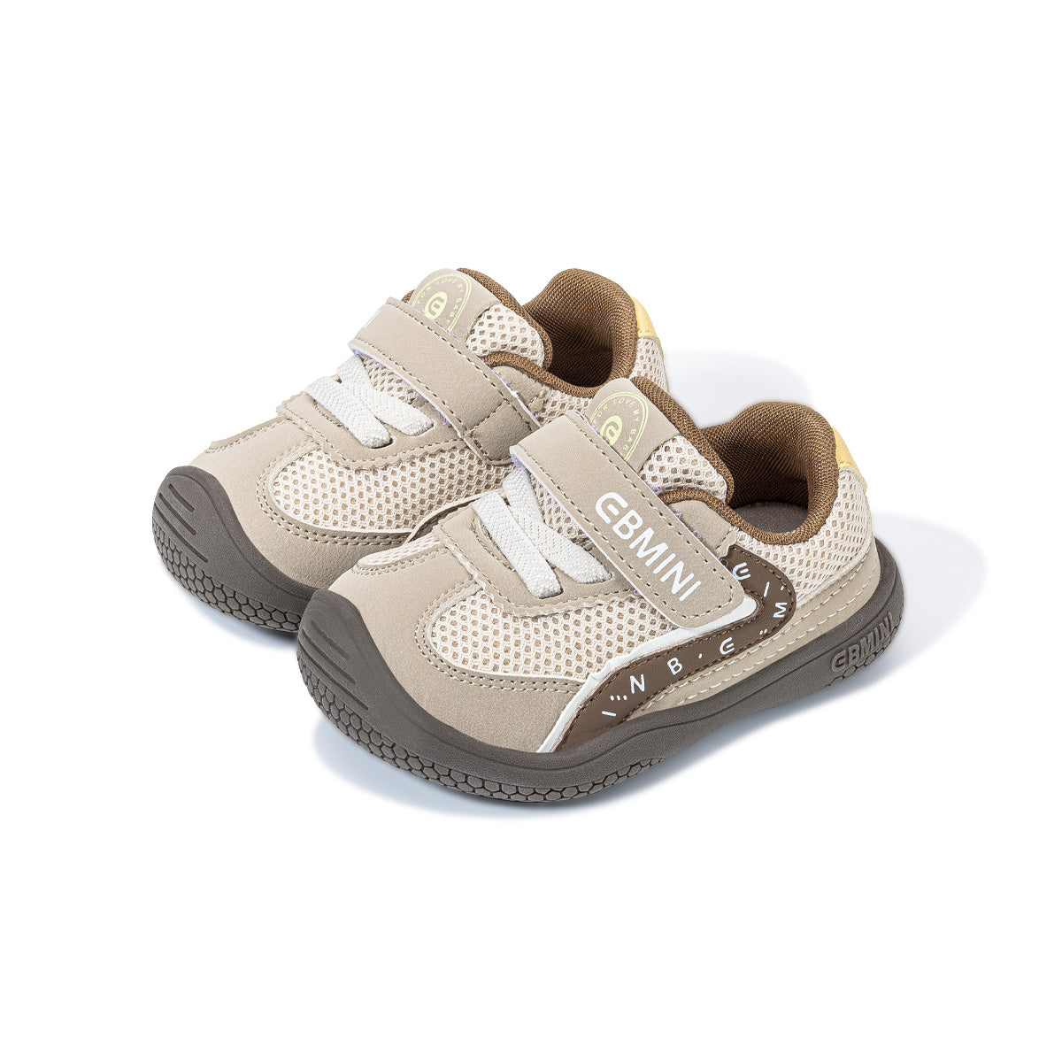 EBMINI VARSITY wide toe campus toddler sneakers easy closure detail