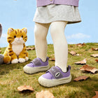 EBMINI VIOLET canvas toddler walking shoes — upper detail