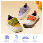 EBMINI VIOLET canvas toddler walking shoes — toe detail