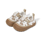 EBMINI VISTA barefoot toddler sneakers with a brown trail design