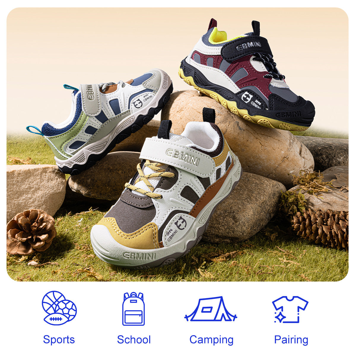 EBMINI VOYAGE available sneaker color options