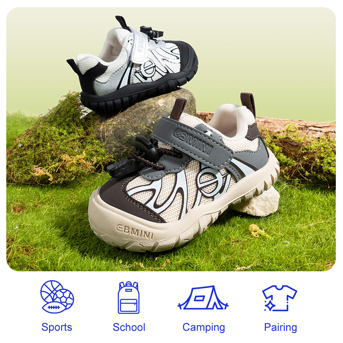 EBMINI WAKE lightweight sport sneakers for everyday play
