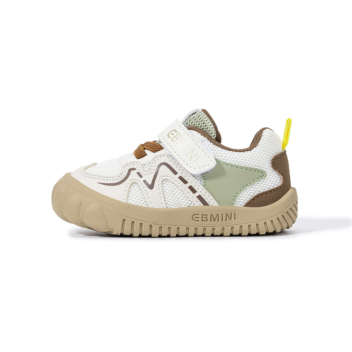 EBMINI WAVEY wide toe colorblock toddler sneakers everyday styling view