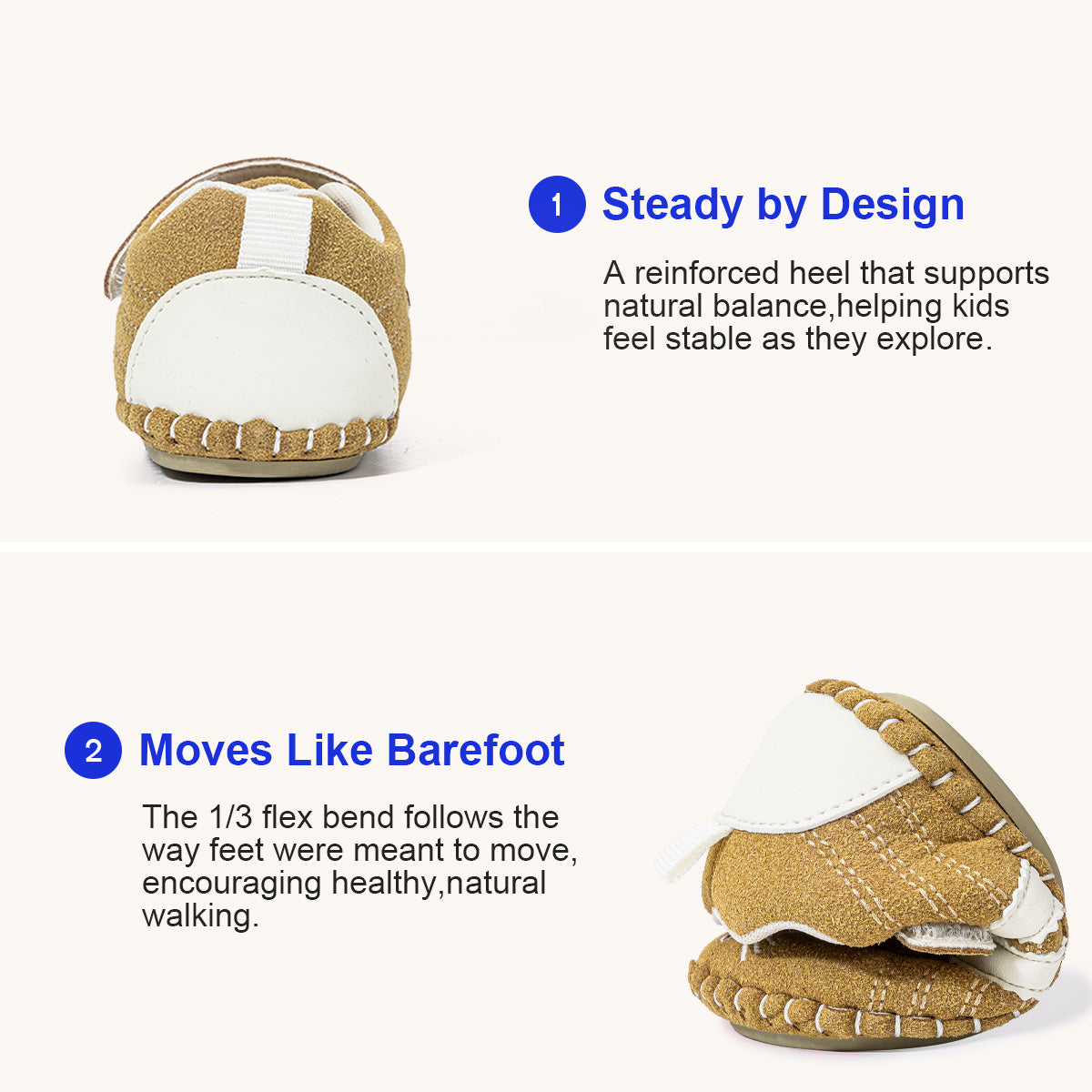 EBMINI WHISKERS kitty embroidered baby crib shoes — toe detail