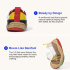 EBMINI ZING color-block sneakers for daycare and playground wear