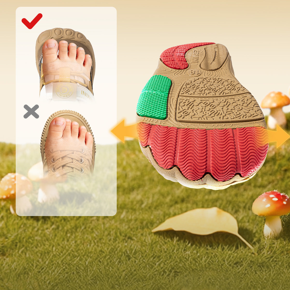 EBMINI ZING toddler sneakers with a soft padded ankle collar